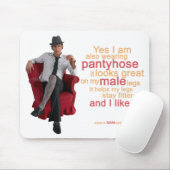 ストッキングは私の男性の足で素晴らしいVII.を見ます マウスパッド (マウス)