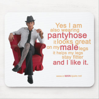 ストッキングは私の男性の足で素晴らしいVII.を見ます マウスパッド