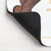 ストッキングは私の男性の足で素晴らしく見ます マウスパッド (コーナー)