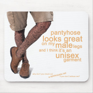 ストッキングは私の男性の足で素晴らしく見ます マウスパッド