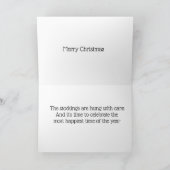 **ストッキングは聖降誕祭つるの楽し** カード (内部)