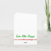 ストッキングは…つるされました シーズンカード (裏面)