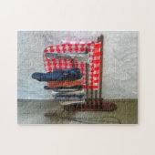 ストッキングぶら下がったーからドライ ジグソーパズル (横)