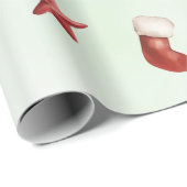 ストッキングクリスマスバースデーパーティー ラッピングペーパー (ロールコーナー)