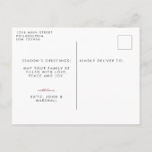 ストッキングズメリークリスマスニューホームホリデームービング 案内ポストカード (裏面)