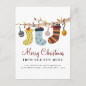 ストッキングズメリークリスマスニューホームホリデームービング 案内ポストカード (正面)