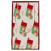 ストッキング紙バッグ スモールペーパーバッグ (正面)