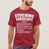 ストッキング関連名詞倉庫ワーカークール Tシャツ (正面)