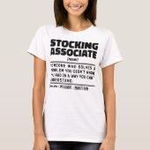 ストッキング関連名詞倉庫ワーカークール Tシャツ (正面)