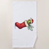 ストッキング・スタッファー・ドラゴンフライ ビーチタオル (正面)