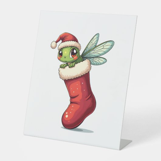 ストッキング・スタッファー・ドラゴンフライ 台座サイン (正面)