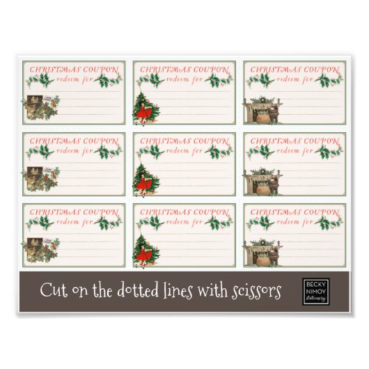 ストッキングstuffersクリスマスクーポン フォトプリント            (正面)