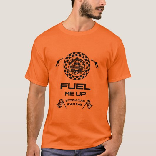 ストックカーレースのギフト Tシャツ (正面)