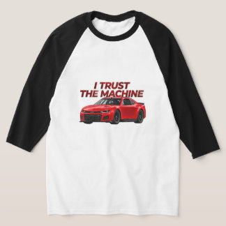 ストックカーレースラグランTEE | I Trust the Machine Tシャツ