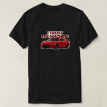 ストックカーレースTシャツ - ブラック | マシンを信じる