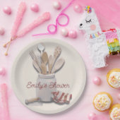 ストックキッチンブライダルシャワーテーマ ペーパープレート (パーティー)