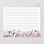 ストックザキッチンブライダルシャワーレシピカード (裏面)