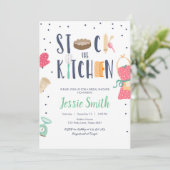 ストックザキッチンブライダルシャワー料理ベーキング 招待状 (スタンド正面)