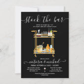 ストックザバーカクテルバーカート婚約パーティI 招待状 (正面)