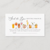 ストックザバーカップルシャワーボトルラッフルチケット エンクロージャーカード (正面)