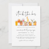 ストックザバーカップルズシャワー招待状 招待状 (正面)