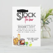 ストックザバーシャンパンリキュール引っ越し祝いパーティーパーティー 招待状 (スタンド正面)