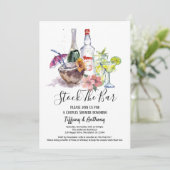 ストックザバートロピカル婚約パーティ 招待状 (スタンド正面)