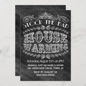 ストックザバーハウスウォーミングパーティー 招待状 (正面/裏面)