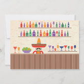 ストックザバーパーティーフィエスタメキシコテキーラ招待状 招待状 (裏面)