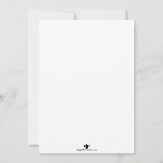 ストックザバー婚約パーティ招待状 招待状 (裏面)