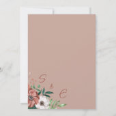 ストックザバー秋の花婚約パーティ 招待状 (裏面)