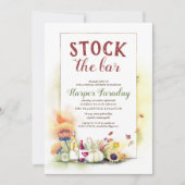 ストックザバー秋ハーベストカボチャブライダルシャワー 招待状 (正面)