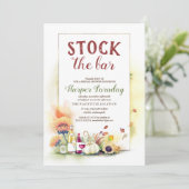 ストックザバー秋ハーベストカボチャブライダルシャワー 招待状 (スタンド正面)