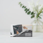 ストックデータ | 財務アナリスト 名刺 (スタンド正面)