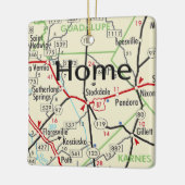 ストックデールTXマップ セラミックオーナメント (左)