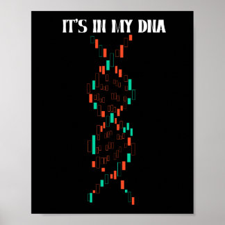 ストックトレーダー男性ろうそく立ちチャート為替トレーディング ポスター