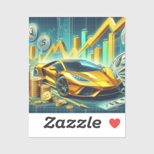 ストックトレーディングビニールステッカー シール (シート)