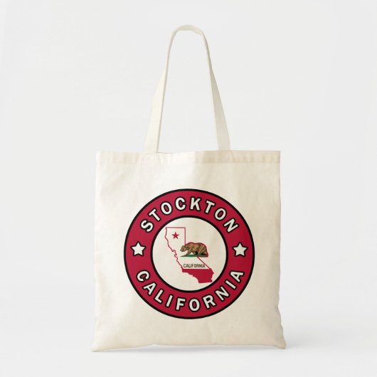 ストックトンカリフォルニア トートバッグ (正面)