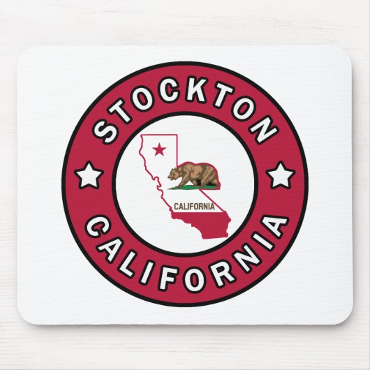 ストックトンカリフォルニア マウスパッド (正面)