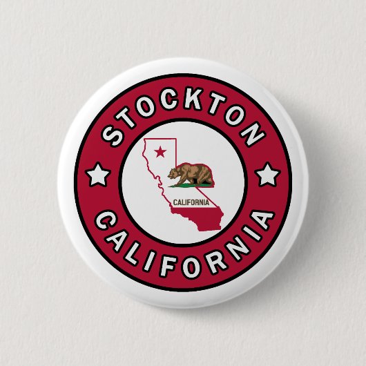 ストックトンカリフォルニア 缶バッジ (正面)