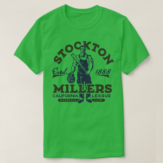 ストックトン野球選手 Tシャツ (デザイン正面)