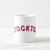 ストックトン、カリフォルニアヴィンテージアーチ コーヒーマグカップ (中央)