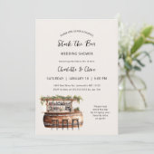 ストックバーカップルウェディングシャワー 招待状 (スタンド正面)