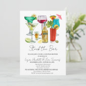 ストックバーカップル共同シャワー 招待状 (スタンド正面)