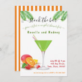 ストックバーライムカップルシャワー招待状 招待状 (正面/裏面)