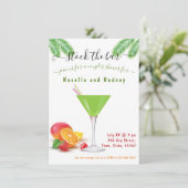 ストックバーライムカップルシャワー招待状 招待状 (スタンド正面)