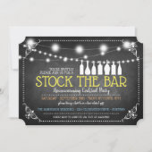 ストックバー引っ越し祝いパーティーカクテルパーティー 招待状 (正面)