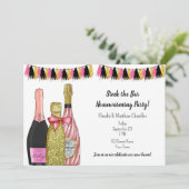 ストックバー引っ越し祝いパーティーパーティの招待状 招待状 (スタンド正面)