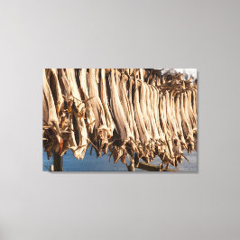 ストックフィッシュロフォテン諸島 キャンバスプリント