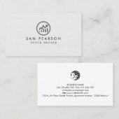 ストックブローカー共有市場投資 名刺 (正面/裏面)